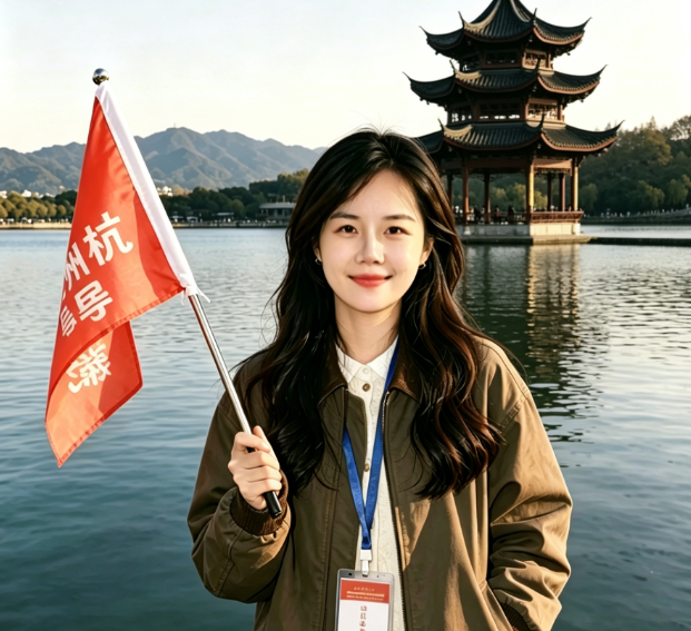 杭州导游杨俊形象照